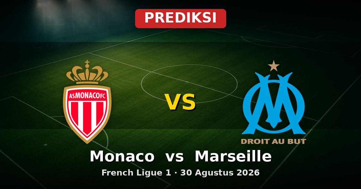 Prediksi Monaco vs Marseille Ligue 1 30 Agustus 2026