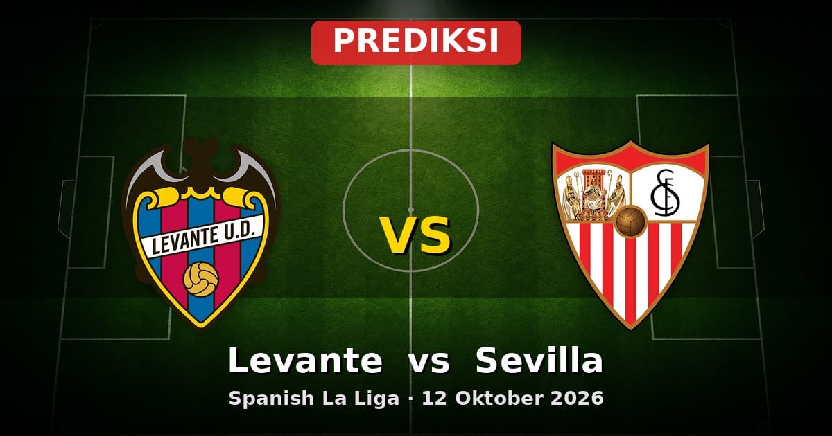 Prediksi Levante vs Sevilla La Liga 12 Oktober 2026