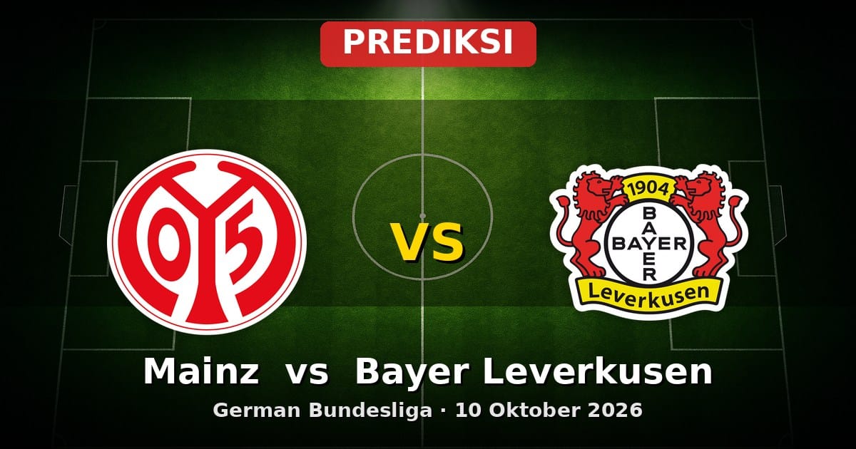 Prediksi Mainz vs Bayer Leverkusen Bundesliga 10 Oktober 2026