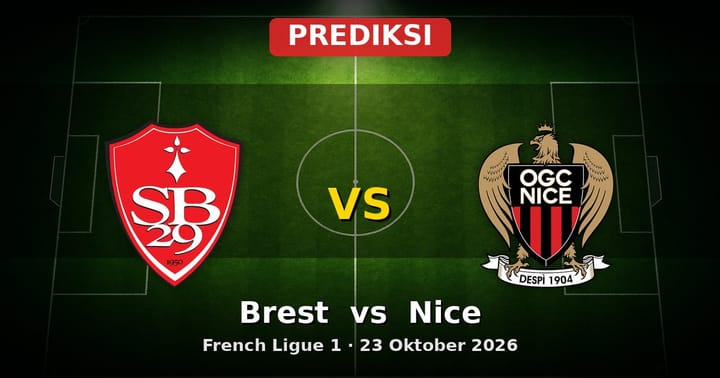 Prediksi Brest vs Nice Ligue 1 23 Oktober 2026: Duel Sengit di Stade Francis-Le Blé