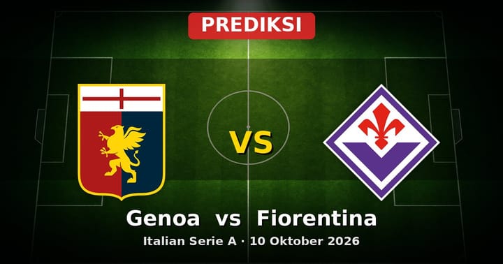 Prediksi Genoa vs Fiorentina Serie A 10 Oktober 2026: Duel Panas Liga Italia