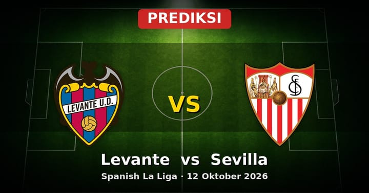 Prediksi Levante vs Sevilla La Liga 12 Oktober 2026