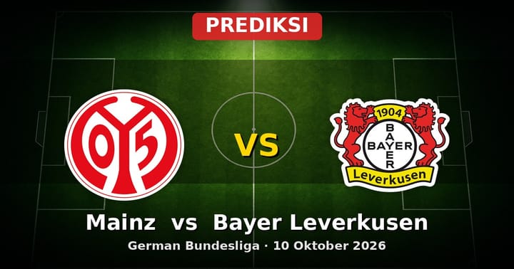 Prediksi Mainz vs Bayer Leverkusen Bundesliga 10 Oktober 2026